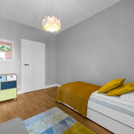 Apartmán Rydygiera Prestige - 104m2, Parking, Balcony - By Rentujemy Varšava